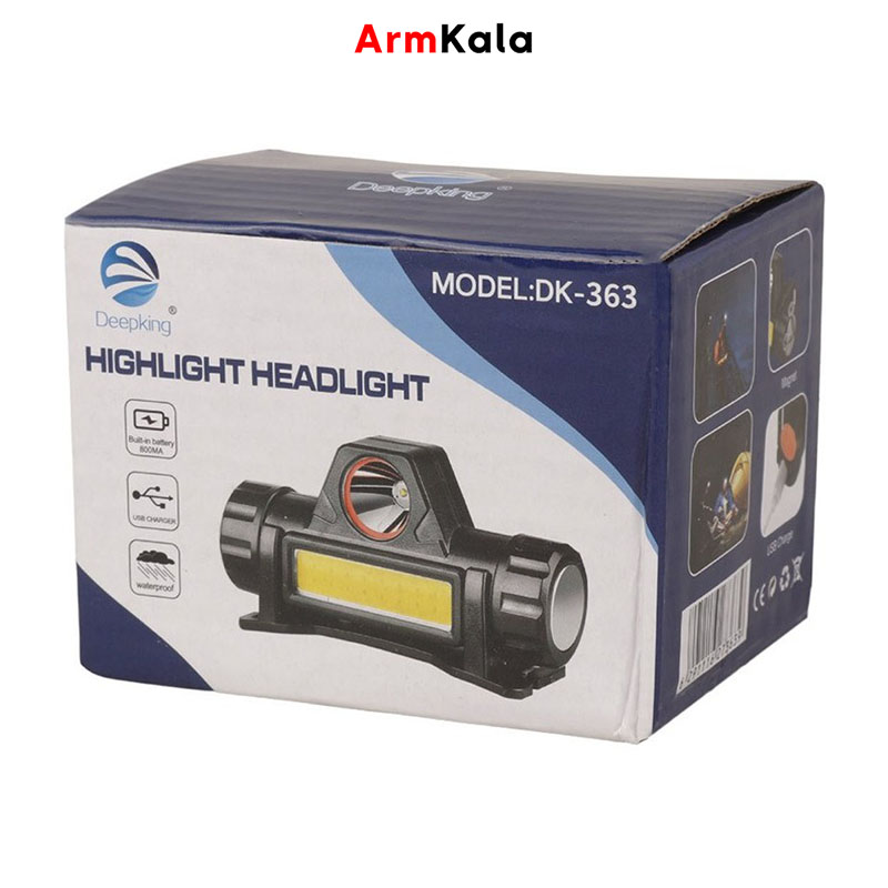 چراغ قوه پیشانی هدلایت مدل DK-363 - Image 4