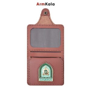 کیف پول چرمی با آرم فلزی فراجا