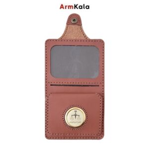 کیف پول چرمی با آرم قوه قضائیه