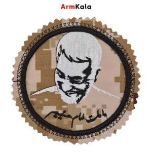 آرم شهید حاج قاسم طرح ما ملت امام حسینیم دیجیتال خاکی