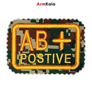 آرم گروه خونی AB مثبت دیجیتال سبز