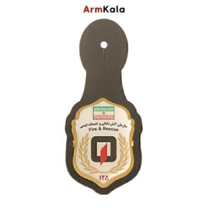آویز سینه آتشنشانی طرح جدید